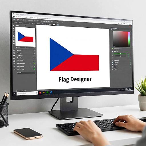 Virtual Flag Designer Studio Concept