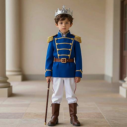 Charming Young Prince Costume Photography