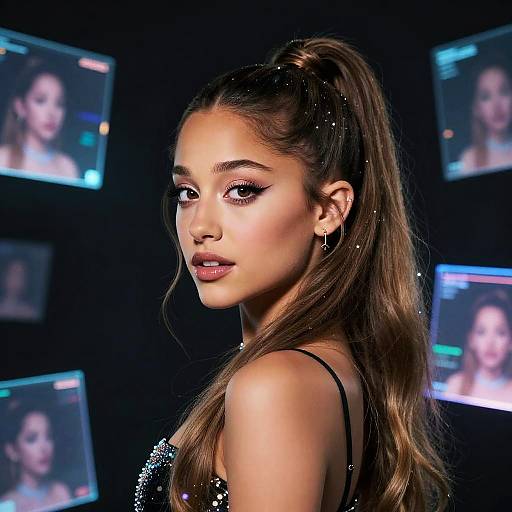 Surreal AI Art of Ariana Grande