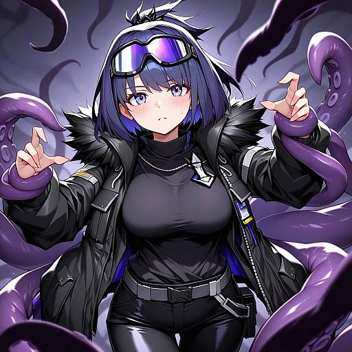 Illustration of Andreana (arknights), arknights in the style of Jin (mugenjin)