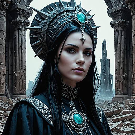 Arcane Prophetess in Celestial Ruins