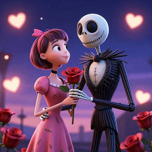 Jack & Sally: Valentine Night Embrace
