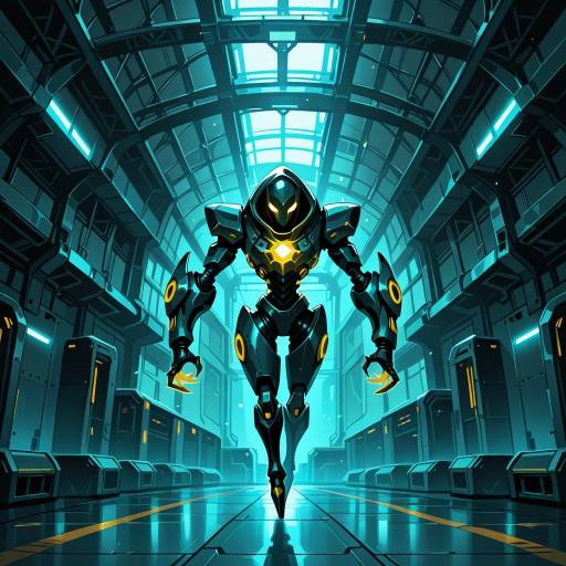 Atmospheric Alien Rogue in Hangar