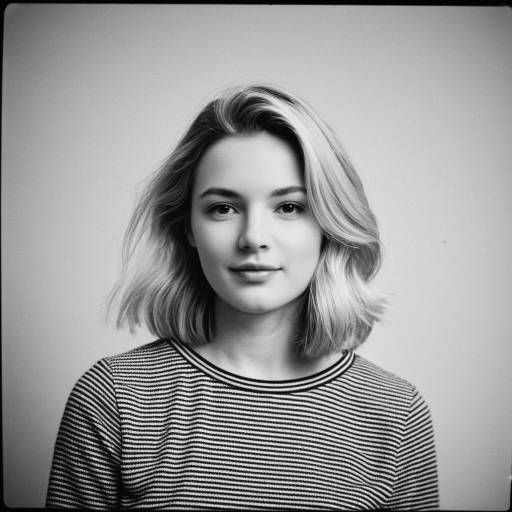 Blonde Woman in Casual Chic Outfit
