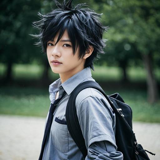 Gray Fullbuster Cosplay Portrait Outdoors