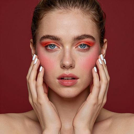Vibrant Portrait of a Young Woman