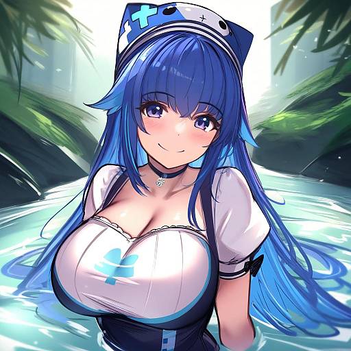 Illustration of Arin, pangya in the style of Greenopi