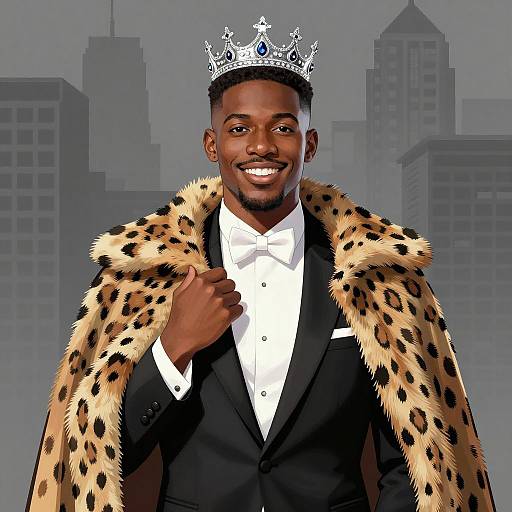 Regal Black Gentleman in Urban Fantasy