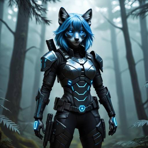 Mystical Fox Rogue in Tactical Armor