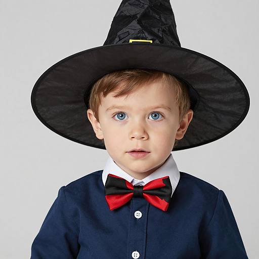 Adorable Toddler as Bert in Costume