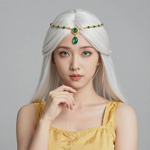 Portrait of Elegant Asian Woman