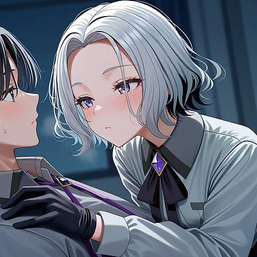 Illustration of Amethio (pokemon), pokemon in the style of Turisasu