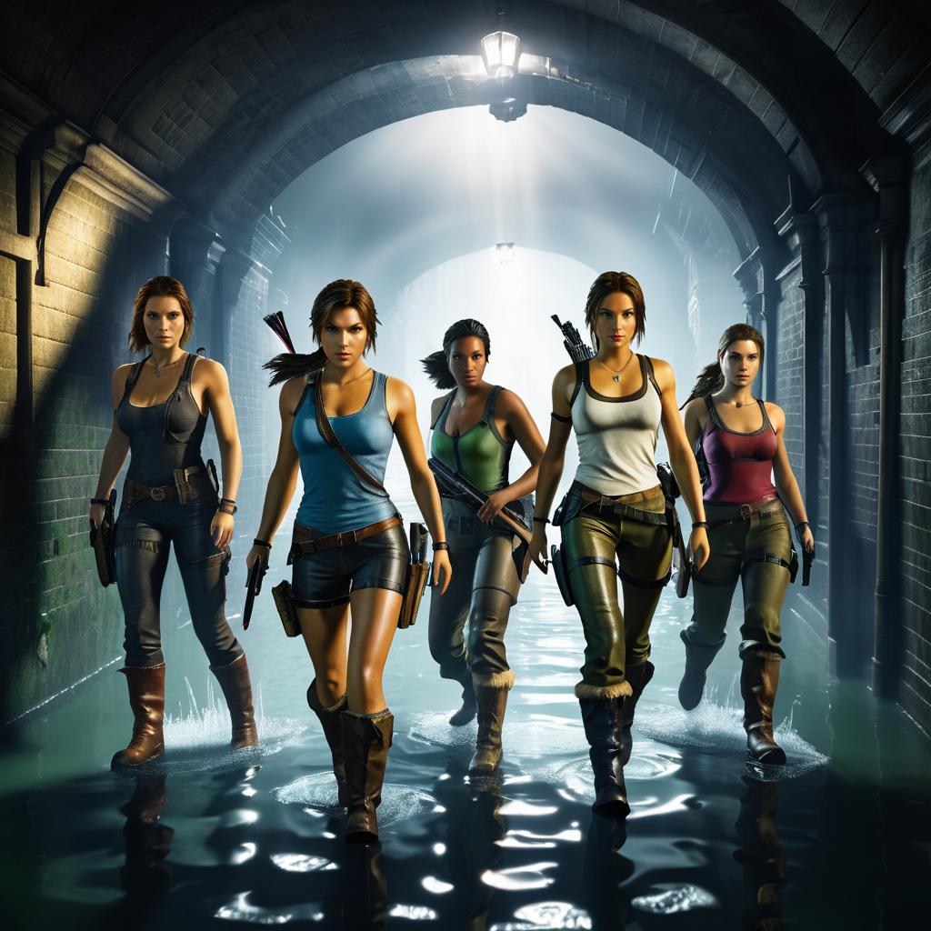 Lara Croft and Iconic Gaming Heroes Unite