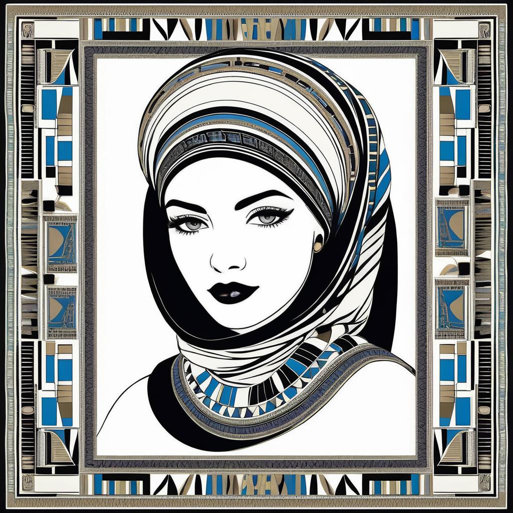 Chic Headscarf Inspired by Dorothea Lange