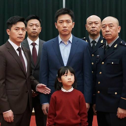 Formal Photograph of Five Men with Child