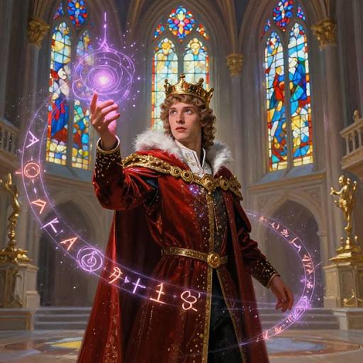 Fantasy Prince Casting Spells