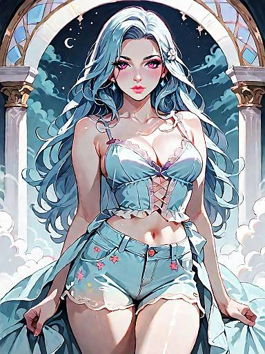 Elegant Dark Fantasy Nightwear for Women