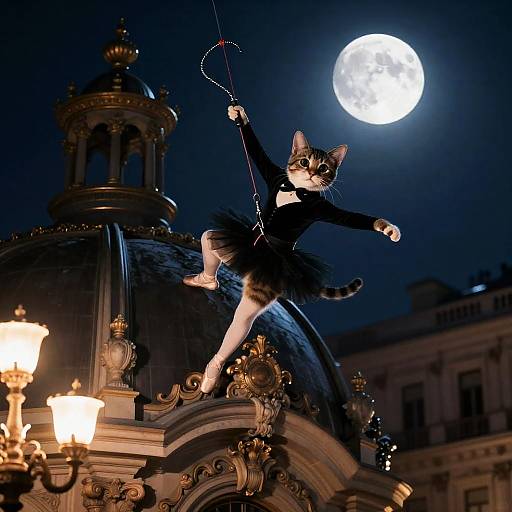 Moonlit Ballerina Cat Burglar Heist