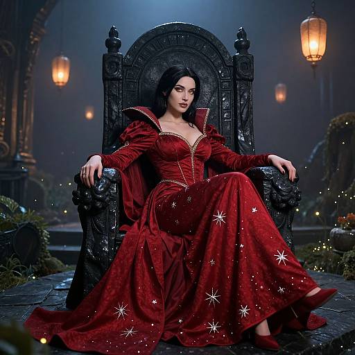 Night Queen in Enchanted Garden