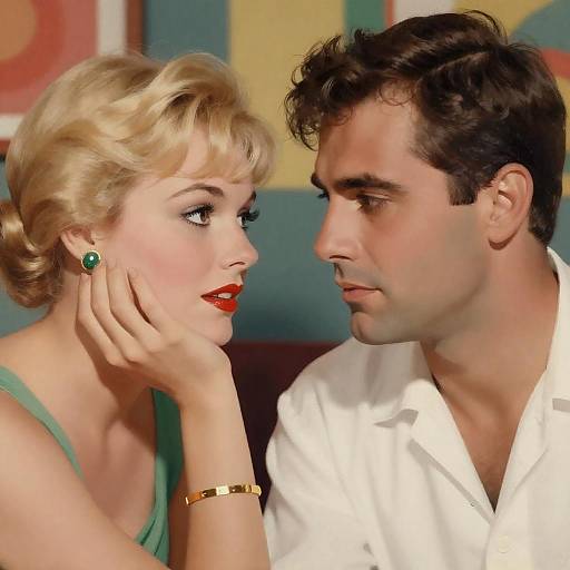 Intense Vintage Portrait of a Couple