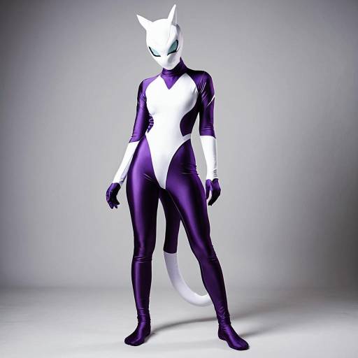 Elegant Mewtwo Cosplay Costume Design