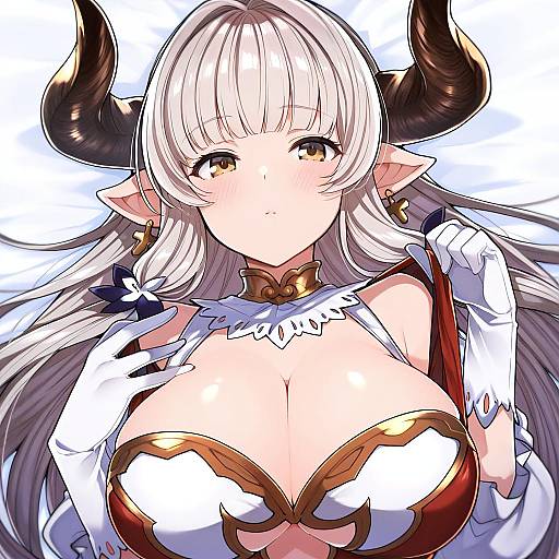 Illustration of Alicia (granblue fantasy), granblue fantasy in the style of Takeshima eku