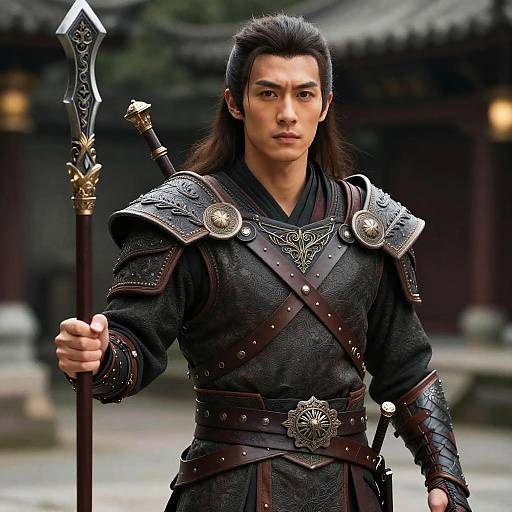 Handsome Rogue Warrior Portrait