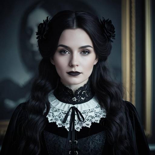 Victorian Gothic Woman Portrait