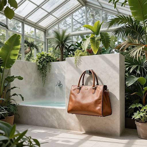 Bathhouse Cross Section with Greenhouse