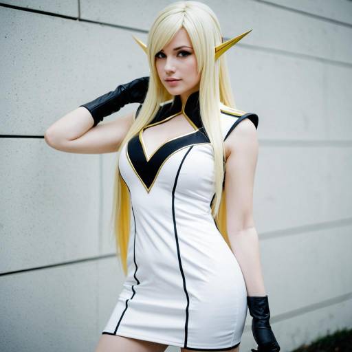 Elegant Lusamine Cosplay Costume Design