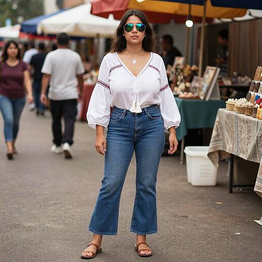 Bohemian Pear-Shaped Street Style