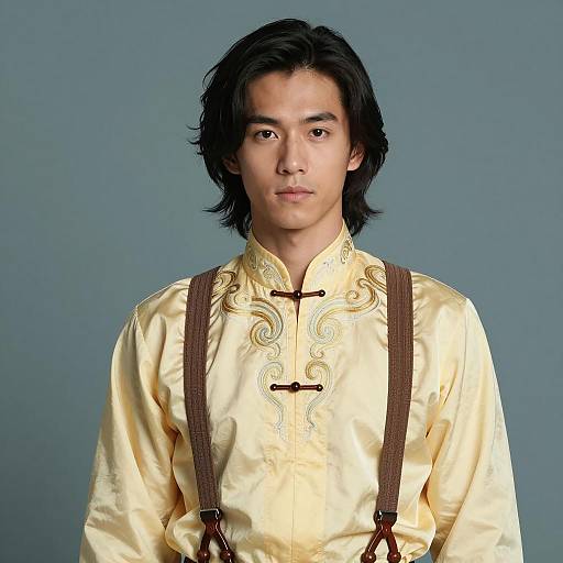 Photorealistic Portrait of a Young Asian Man