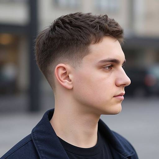 Modern Side Part Haircut Style