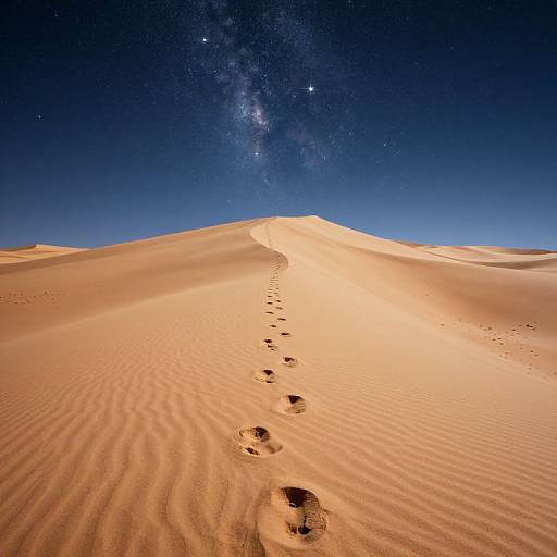 Upside-Down Desert Starscape