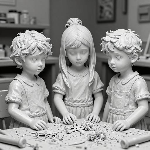 Patriotic Silvering in Toolhouse Scene