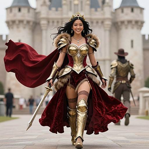 Goddess-Like Flirtatious Flower Knight