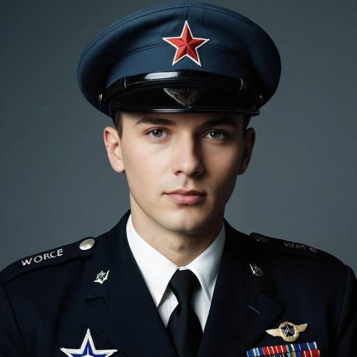 Realistic WWII Air Force Uniform Portrait