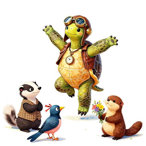 Tess the Turtle's Steampunk Ballet Performance