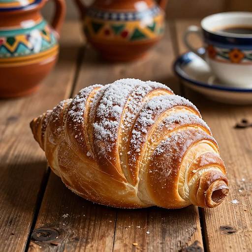 Traditional Mexican Concha Bread Scene