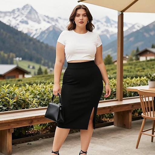 Elegant Plus-Size Modern Minimalism Fashion