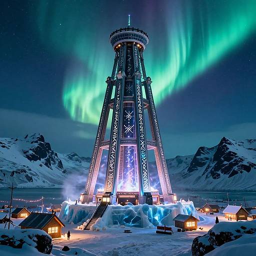 Colossal Norse Rune-Engraved Engine