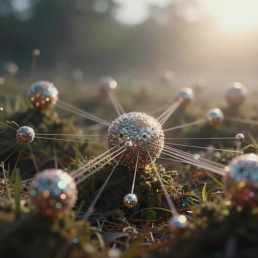 Quantum Realm with Shimmering Particles