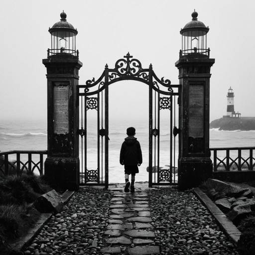 Misty Lighthouse Adventure with a Flapper