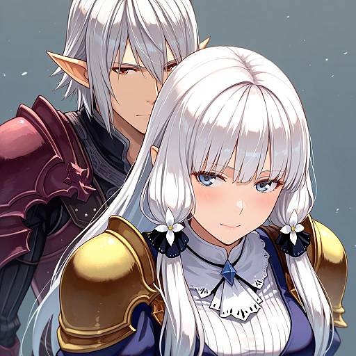 Illustration of Estinien varlineau, final fantasy in the style of Brat (brabrabrat00)