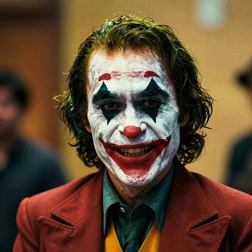 Vibrant Jim Carrey Joker Portrait