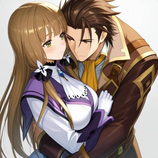 Illustration of Alvin (tales), tales of (series) in the style of Km yama