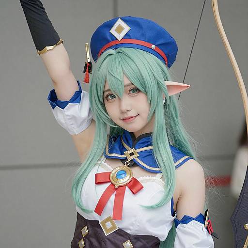Anime Cosplay Young Woman Photo