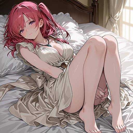 Illustration of Morgiana, magi the labyrinth of magic in the style of Aogisa