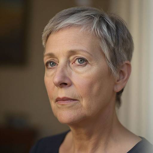 Dreamy Portrait of Mediterranean Woman