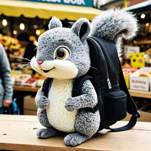 Cheeky Squirrel Plush Backpack at Marketplace
